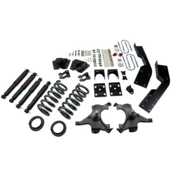 BELLTECH 784ND LOWERING KITS  FRONT AND REAR COMPLETE KIT W/ NITRO DROP 2 SHOCKS 1995-1999 CHEVROLET SUBURBAN (2WD) 4 IN. OR 5 IN. F/7 IN. R DROP W/ NITRO DROP II SHOCKS