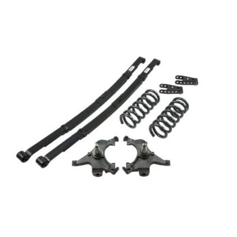 BELLTECH 786 LOWERING KITS  FRONT AND REAR COMPLETE KIT W/O SHOCKS 1992-1998 CHEVROLET SUBURBAN (2WD, INC 3/4 TON 6 LUG) 3 IN. F/4 IN. R DROP W/O SHOCKS