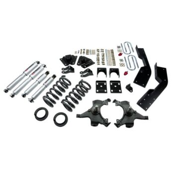 BELLTECH 787SP LOWERING KITS  FRONT AND REAR COMPLETE KIT W/ STREET PERFORMANCE SHOCKS 1992-1994 CHEVROLET SUBURBAN (2WD) 4 IN. OR 5 IN. F/7 IN. R DROP W/ STREET PERFORMANCE SHOCKS