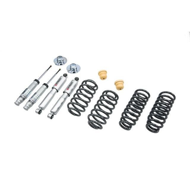 BELLTECH 795SP LOWERING KITS FRONT AND REAR COMPLETE KIT W/ STREET PERFORMANCE SHOCKS 2002-2009 CHEVROLET TRAILBLAZER/ENVOY (2WD/4WD) 2 IN. F/3 IN. R DROP, 03-06 CHEVROLET SSR 1.5 IN. F/2 IN. R DROP W/ STREET PERFORMANCE SHOCKS