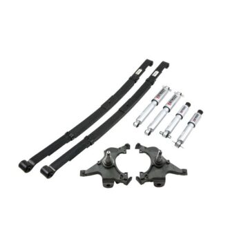 BELLTECH 798SP LOWERING KITS  FRONT AND REAR COMPLETE KIT W/ STREET PERFORMANCE SHOCKS 1995-1999 CHEVROLET SUBURBAN (2WD, 3/4 TON) 2 IN. F/3 IN. R DROP W/ STREET PERFORMANCE SHOCKS
