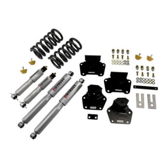 BELLTECH 802SP LOWERING KITS  FRONT AND REAR COMPLETE KIT W/ STREET PERFORMANCE SHOCKS 1997-2004 DODGE DAKOTA (V6 ONLY) 2 IN. F/4 IN. R DROP W/ STREET PERFORMANCE SHOCKS