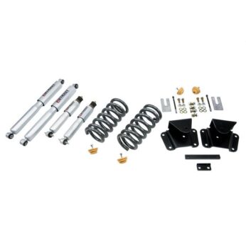 BELLTECH 803SP LOWERING KITS  FRONT AND REAR COMPLETE KIT W/ STREET PERFORMANCE SHOCKS 1997-2004 DODGE R/T 1 IN. F/2 IN. R DROP W/ STREET PERFORMANCE SHOCKS