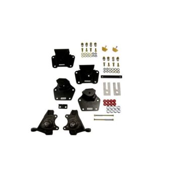 BELLTECH 804 LOWERING KITS  FRONT AND REAR COMPLETE KIT W/O SHOCKS 1991-1996 DODGE DAKOTA (STD CAB, V8) 2 IN. F/4 IN. R DROP W/O SHOCKS