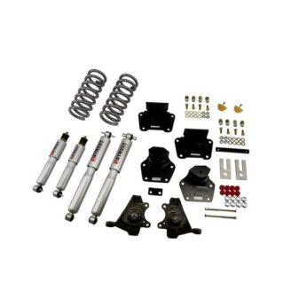 BELLTECH 806SP LOWERING KITS  FRONT AND REAR COMPLETE KIT W/ STREET PERFORMANCE SHOCKS 1991-1996 DODGE DAKOTA (STD CAB, V8) 4 IN. F/4 IN. R DROP W/ STREET PERFORMANCE SHOCKS