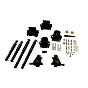 BELLTECH 807ND LOWERING KITS  FRONT AND REAR COMPLETE KIT W/ NITRO DROP 2 SHOCKS 1987-1990 DODGE DAKOTA (STD CAB, V8) 2 IN. F/4 IN. R DROP W/ NITRO DROP II SHOCKS