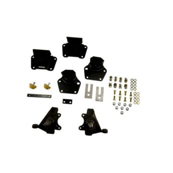 BELLTECH 807 LOWERING KITS  FRONT AND REAR COMPLETE KIT W/O SHOCKS 1987-1990 DODGE DAKOTA (STD CAB, V8) 2 IN. F/4 IN. R DROP W/O SHOCKS