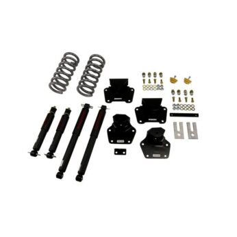 BELLTECH 808ND LOWERING KITS  FRONT AND REAR COMPLETE KIT W/ NITRO DROP 2 SHOCKS 1987-1996 DODGE DAKOTA (STD CAB, V8) 2 IN. F/4 IN. R DROP W/ NITRO DROP II SHOCKS