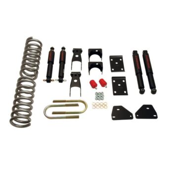 BELLTECH 810ND LOWERING KITS  FRONT AND REAR COMPLETE KIT W/ NITRO DROP 2 SHOCKS 2006-2008 DODGE RAM 1500 ( STD/QUAD CAB) 2 IN. F/5 IN. R DROP W/ NITRO DROP II SHOCKS