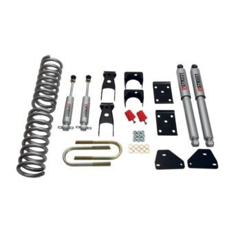 BELLTECH 810SP LOWERING KITS  FRONT AND REAR COMPLETE KIT W/ STREET PERFORMANCE SHOCKS 2006-2008 DODGE RAM 1500 ( STD/QUAD CAB) 2 IN. F/5 IN. R DROP W/ STREET PERFORMANCE SHOCKS