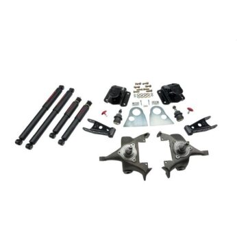 BELLTECH 813ND LOWERING KITS  FRONT AND REAR COMPLETE KIT W/ NITRO DROP 2 SHOCKS 1994-1999 DODGE RAM 1500 (STD CAB, V8, AUTO TRANS ONLY) 2 IN. F/4 IN. R DROP W/ NITRO DROP II SHOCKS