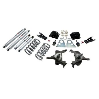 BELLTECH 815SP LOWERING KITS  FRONT AND REAR COMPLETE KIT W/ STREET PERFORMANCE SHOCKS 1994-1999 DODGE RAM 1500 (STD CAB, V8, AUTO TRANS ONLY) 3 IN. F/4 IN. R DROP W/ STREET PERFORMANCE SHOCKS