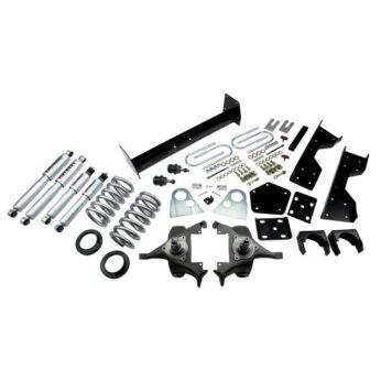 BELLTECH 816SP LOWERING KITS  FRONT AND REAR COMPLETE KIT W/ STREET PERFORMANCE SHOCKS 1994-1999 DODGE RAM 1500 (STD CAB, V8, AUTO TRANS ONLY) 4 IN. OR 5 IN. F/6 IN. R DROP W/ STREET PERFORMANCE SHOCKS