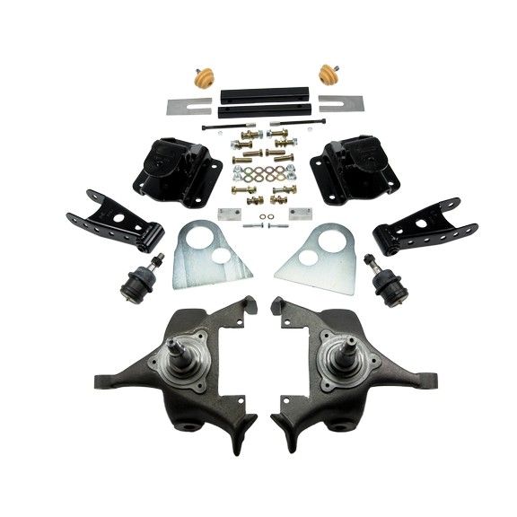 BELLTECH 818 LOWERING KITS FRONT AND REAR COMPLETE KIT W/O SHOCKS 1994-1999 DODGE RAM 1500 (EXT CAB, V8, AUTO TRANS ONLY) 2 IN. F/4 IN. R DROP W/O SHOCKS