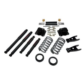 BELLTECH 819ND LOWERING KITS  FRONT AND REAR COMPLETE KIT W/ NITRO DROP 2 SHOCKS 1994-1999 DODGE RAM 1500 (EXT CAB, V8, AUTO TRANS ONLY) 2 IN. OR 3 IN. F/4 IN. R DROP W/ NITRO DROP II SHOCKS