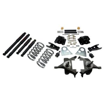 BELLTECH 820ND LOWERING KITS  FRONT AND REAR COMPLETE KIT W/ NITRO DROP 2 SHOCKS 1994-1999 DODGE RAM 1500 (EXT CAB, V8, AUTO TRANS ONLY) 3 IN. F/4 IN. R DROP W/ NITRO DROP II SHOCKS