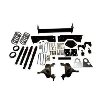 BELLTECH 821ND LOWERING KITS  FRONT AND REAR COMPLETE KIT W/ NITRO DROP 2 SHOCKS 1994-1999 DODGE RAM 1500 (EXT CAB, V8, AUTO TRANS ONLY) 4 IN. OR 5 IN. F/6 IN. R DROP W/ NITRO DROP II SHOCKS