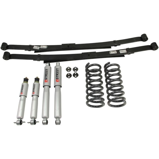 BELLTECH 900SP LOWERING KITS FRONT AND REAR COMPLETE KIT W/ STREET PERFORMANCE SHOCKS 1998-2003 FORD RANGER (STD/EXT CAB) 98-04 MAZDA B-2300 (ALL CABS) 3 IN. F/3 IN. R DROP W/ STREET PERFORMANCE SHOCKS