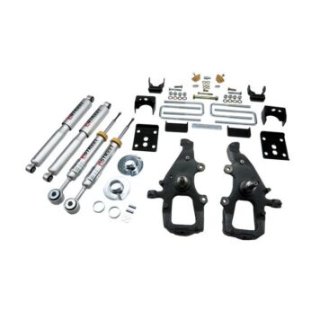 BELLTECH 911SP LOWERING KITS  FRONT AND REAR COMPLETE KIT W/ STREET PERFORMANCE SHOCKS 2004-2008 FORD F150 (2WD, (ALL CABS)) +1 IN. TO -3 IN. F/5 IN. R DROP W/ STREET PERFORMANCE SHOCKS