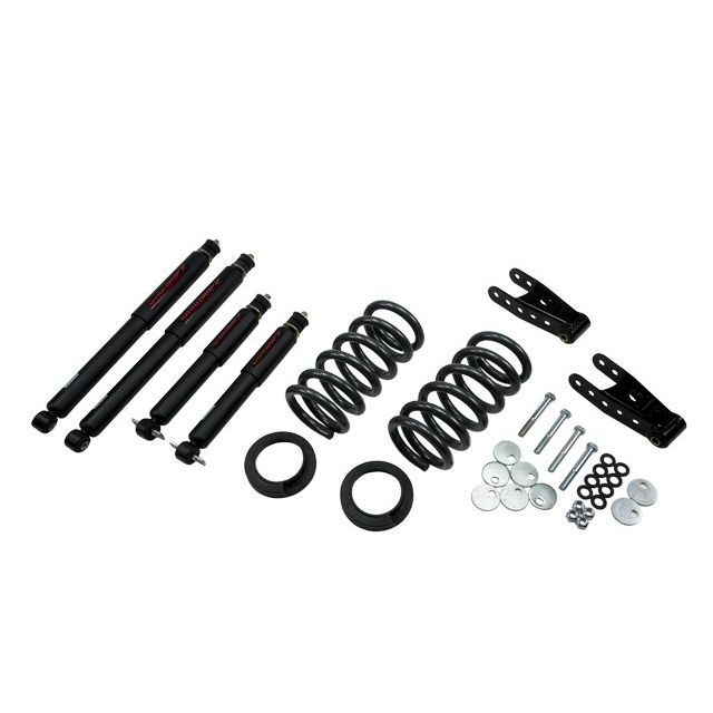 BELLTECH 920ND LOWERING KITS FRONT AND REAR COMPLETE KIT W/ NITRO DROP 2 SHOCKS 1999-2004 FORD LIGHTNING 0 IN. OR 1 IN. F/2 IN. R DROP W/ NITRO DROP II SHOCKS