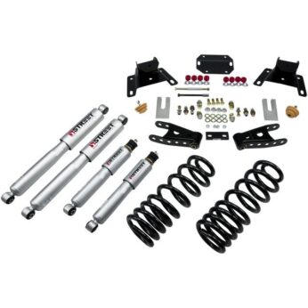 BELLTECH 926SP LOWERING KITS  FRONT AND REAR COMPLETE KIT W/ STREET PERFORMANCE SHOCKS 1987-1996 FORD F150 (EXT CAB) 2 IN. F/4 IN. R DROP W/ STREET PERFORMANCE SHOCKS