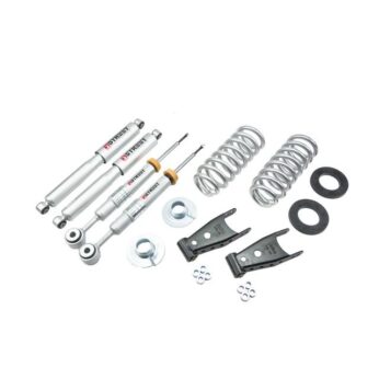 BELLTECH 933SP LOWERING KITS  FRONT AND REAR COMPLETE KIT W/ STREET PERFORMANCE SHOCKS 2004-2008 FORD F150 ((ALL CABS), 4WD) 2 IN. OR 3 IN. F/2 IN. OR 4 IN. R DROP W/ STREET PERFORMANCE SHOCKS