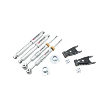 BELLTECH 935SP LOWERING KITS  FRONT AND REAR COMPLETE KIT W/ STREET PERFORMANCE SHOCKS 2004-2008 FORD F150 ((ALL CABS), 4WD) +2 IN. TO -2 IN. F/2 IN. OR 4 IN. R DROP W/ STREET PERFORMANCE SHOCKS