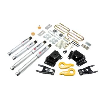 BELLTECH 937SP LOWERING KITS  FRONT AND REAR COMPLETE KIT W/ STREET PERFORMANCE SHOCKS 1997-2003 FORD F150 ((ALL CABS), 4WD) 1 IN. OR 3 IN. F/3 IN. R DROP W/ STREET PERFORMANCE SHOCKS