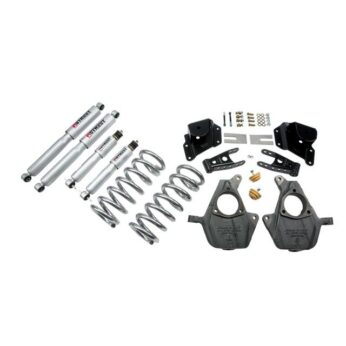 BELLTECH 949SP LOWERING KITS  FRONT AND REAR COMPLETE KIT W/ STREET PERFORMANCE SHOCKS 1999-2006 CHEVROLET SILVERADO/SIERRA (STD CAB) 3 IN. F/4 IN. R DROP W/ STREET PERFORMANCE SHOCKS
