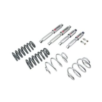 BELLTECH 951SP LOWERING KITS FRONT AND REAR COMPLETE KIT W/ STREET PERFORMANCE SHOCKS 1963-1972 CHEVROLET C10 1 IN. F/2 IN. R DROP W/ STREET PERFORMANCE SHOCKS