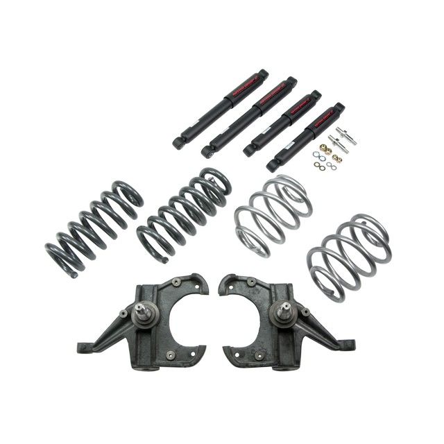 BELLTECH 952ND LOWERING KITS FRONT AND REAR COMPLETE KIT W/ NITRO DROP 2 SHOCKS 1963-1970 CHEVROLET C10 4 IN. F/5 IN. R DROP W/ NITRO DROP II SHOCKS