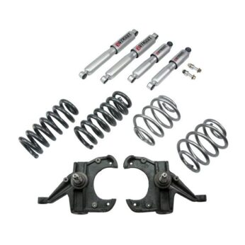BELLTECH 952SP LOWERING KITS FRONT AND REAR COMPLETE KIT W/ STREET PERFORMANCE SHOCKS 1963-1970 CHEVROLET C10 4 IN. F/5 IN. R DROP W/ STREET PERFORMANCE SHOCKS
