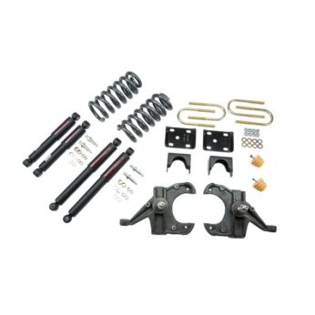 BELLTECH 956ND LOWERING KITS FRONT AND REAR COMPLETE KIT W/ NITRO DROP 2 SHOCKS 1973-1987 CHEVROLET BLAZER/JIMMY (1 ROTOR) 4 IN. F/6 IN. R DROP W/ NITRO DROP II SHOCKS