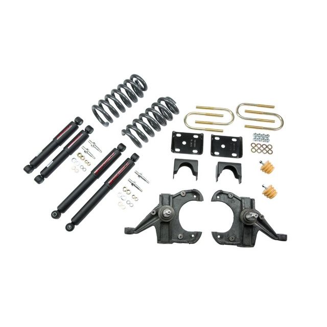 BELLTECH 956ND LOWERING KITS FRONT AND REAR COMPLETE KIT W/ NITRO DROP 2 SHOCKS 1973-1987 CHEVROLET BLAZER/JIMMY (1 ROTOR) 4 IN. F/6 IN. R DROP W/ NITRO DROP II SHOCKS