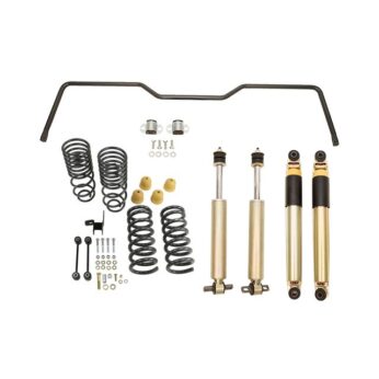 BELLTECH 963HKP PERF HNDLNG KIT PLUS COMPLETE KIT INC. DAMPING ADJUSTABLE STREET PERFORMANCE SHOCKS & REAR SWAY BAR 2009-2018 DODGE RAM 1500 ALL CABS (W/O AIR SUSP) SHORT BED, V8 ONLY