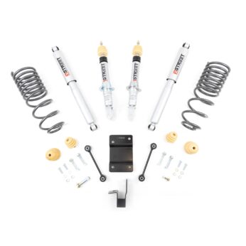 BELLTECH 965SP LOWERING KITS FRONT AND REAR COMPLETE KIT W/ STREET PERFORMANCE SHOCKS 2009-2018 DODGE RAM 1500 (QUAD/CREW CAB) 2 IN. F/4 IN. R DROP W/ STREET PERFORMANCE SHOCKS