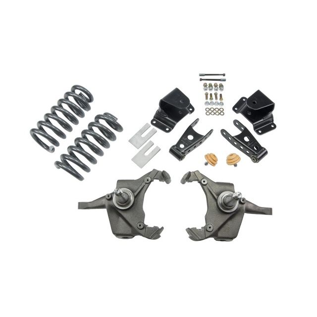 BELLTECH 967 LOWERING KITS FRONT AND REAR COMPLETE KIT W/O SHOCKS 1975-1991 CHEVROLET SILVERADO C30 1 TON (CREW CAB & DUALLY ONLY) 3 IN. F/4 IN. R DROP W/O SHOCKS