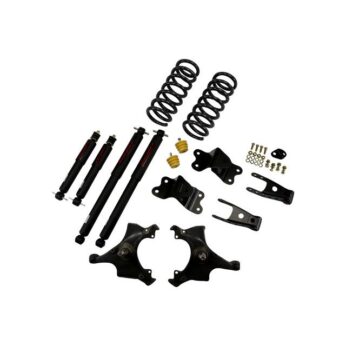 BELLTECH 969ND LOWERING KITS  FRONT AND REAR COMPLETE KIT W/ NITRO DROP 2 SHOCKS 1988-1991 CHEVROLET SILVERADO/SIERRA C1500 (STD CAB) 3 IN. F/4 IN. R DROP W/ NITRO DROP II SHOCKS
