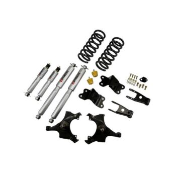 BELLTECH 969SP LOWERING KITS  FRONT AND REAR COMPLETE KIT W/ STREET PERFORMANCE SHOCKS 1988-1991 CHEVROLET SILVERADO/SIERRA C1500 (STD CAB) 3 IN. F/4 IN. R DROP W/ STREET PERFORMANCE SHOCKS