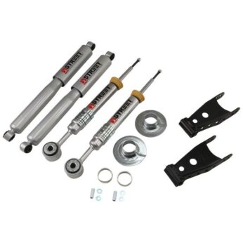 BELLTECH 970SP LOWERING KITS  FRONT AND REAR COMPLETE KIT W/ STREET PERFORMANCE SHOCKS 2009-2013 FORD F150 (ALL CABS) 2WD SHORT BED +1 IN. TO -3 IN. F/2 IN. R DROP W/ STREET PERFORMANCE SHOCKS