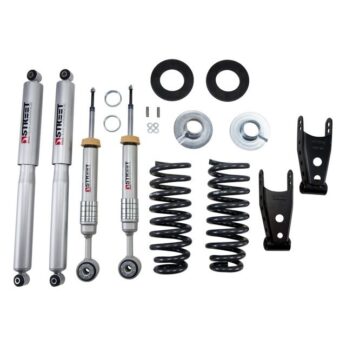 BELLTECH 974SP LOWERING KITS  FRONT AND REAR COMPLETE KIT W/ STREET PERFORMANCE SHOCKS 2009-2013 FORD F150 (ALL CABS) 2WD SHORT BED 2 IN. OR 3 IN. F/2 IN.R DROP W/ STREET PERFORMANCE SHOCKS
