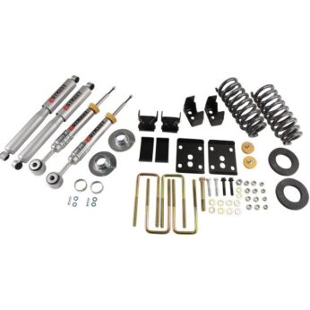 BELLTECH 979SP LOWERING KITS  FRONT AND REAR COMPLETE KIT W/ STREET PERFORMANCE SHOCKS 2009-2013 FORD F150 EXT CAB SHORT BED 2 IN. OR 3 IN. F/5.5 IN. R DROP W/ STREET PERFORMANCE SHOCKS