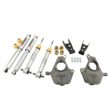 BELLTECH 984SP LOWERING KITS  FRONT AND REAR COMPLETE KIT W/ STREET PERFORMANCE SHOCKS 2014-2015 CHEVROLET SILVERADO/SIERRA (ALL CABS) 2WD 2 IN. F/2 IN. OR 3 IN. R DROP W/ STREET PERFORMANCE SHOCKS