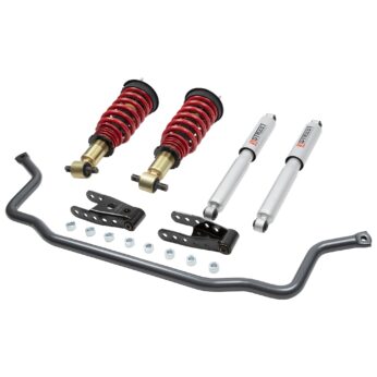 BELLTECH 985HK PERF HANDLING KIT COMPLETE KIT INC. HEIGHT ADJUSTABLE FRONT COILOVERS & FRONT SWAY BAR 2014-2018 CHEVROLET SILVERADO/SIERRA 1500 (ALL CABS) SHORT BED