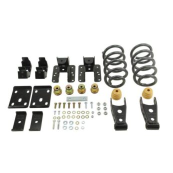 BELLTECH 995 LOWERING KITS  FRONT AND REAR COMPLETE KIT W/O SHOCKS 2014-2017 CHEVROLET SILVERADO/SIERRA (EXT. & CREW CAB) 2WD 1 IN. OR 2 IN. F/4 IN. R DROP W/O SHOCKS
