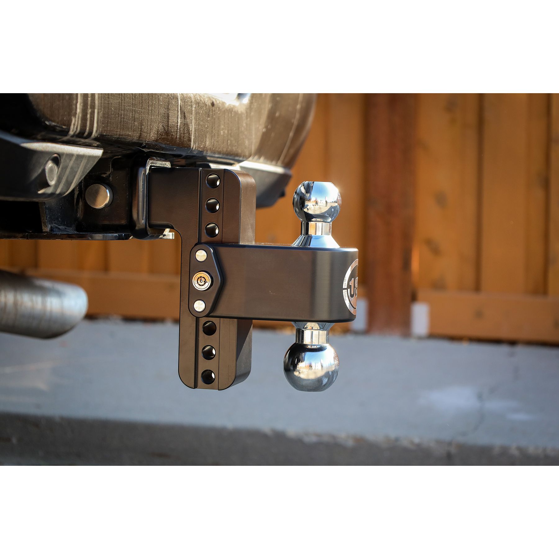 180 Hitch Chrome Cerakoted 6" Drop Hitch with 2.5" Shank