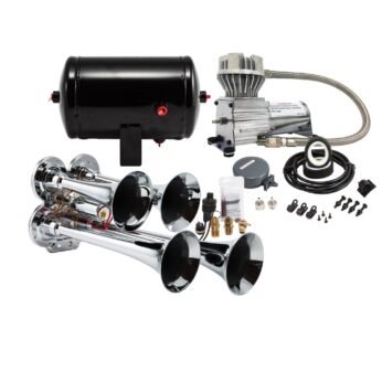 Kleinn Air Horns - HK4 - Chrome Quad Air Horn Kit