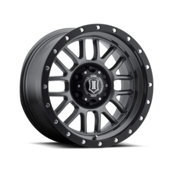ICON ALLOYS ALPHA GUN MTL - 17 X 8.5 / 5 X 5 / 0MM / 4.75" BS