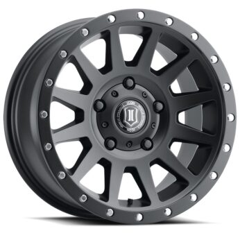 ICON ALLOYS COMPRESSION SAT BLK - 17 X 8.5 / 5 x 150 / 25MM / 5.75" BS
