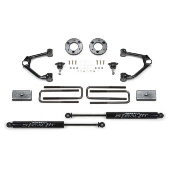Fabtech 1.5 in. BUDGET SYS W/ STEALTH 2019-22 GM K1500 P/U W/ TRAIL BOSS/AT4 PKG